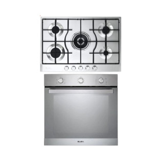  مسطح بلت ان 75 سم وفرن غاز 60 سم استانلس من البا