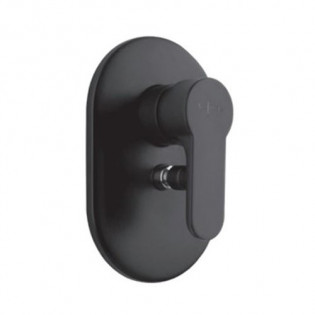 خلاط بانيو بمحول تارا أسود مطفي سارديزاين