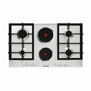 مسطح غاز جليم جاز 90 سم + 2 عين كهرباء