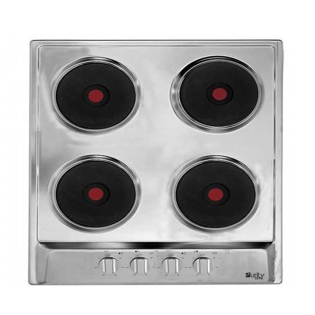 Purity Built-In Electric Hob 4 Burners 60 cm Stainless