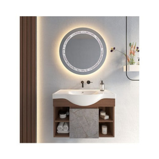 Beroia Furniture Unit with Washbasin 50×80×46 Cm Aris Grey