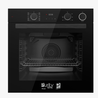 فرن كهرباء بلت ان بيورتي 60 سم أسود 73 لتر