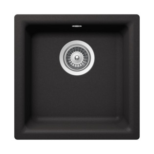 Schock Euro Quartz Kitchen Sink 40 X 40 cm Nero