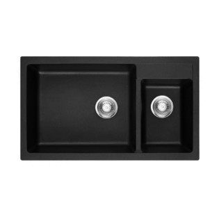 حوض مطبخ جرانيت انفينتى 86 × 50 سم أسود