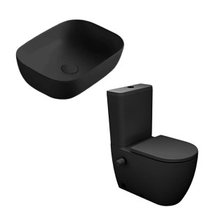 طقم حمام سانيبيور فيجا أسود