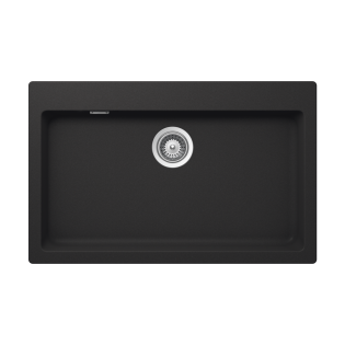 حوض مطبخ كوارتز شوك بريموس 50× 79 سم اونيكس