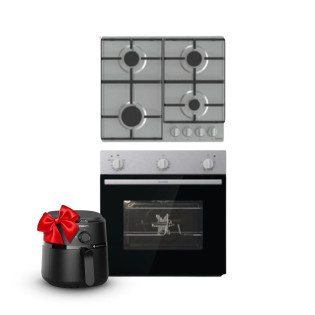 Gorenje Built-In Gas Oven and Gas Hob 60 Cm Stainless Steel