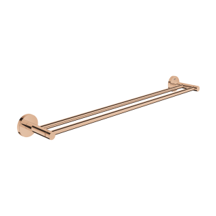 حامل فوطة ثنائى جروهى ايسنشيال روز جولد لامع