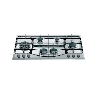 Ariston Built-in Gas hob 6 burners 87 cm stainless