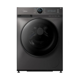 غسالة ملابس ميديا 9 كيلو فضي غامق