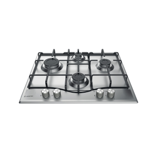 Ariston Built-in Gas hob 4 burners 60 cm stainless steel