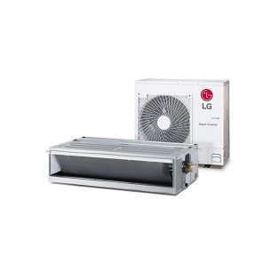 LG Concealed Air Conditioner 2.25 HP Inverter white Cooling & Heating - AB-W18GM1T6