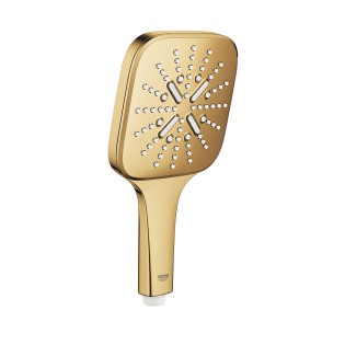 سماعة دش مربعة جروهى رين شاور سمارت اكتيف كيوب ذهبى لامع