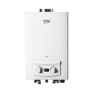 سخان بيكو 10 لتر غاز بمدخنة ابيض 