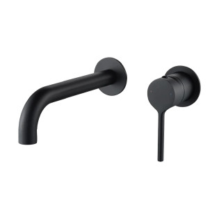 خلاط حوض حائطى جواد رولز أسود