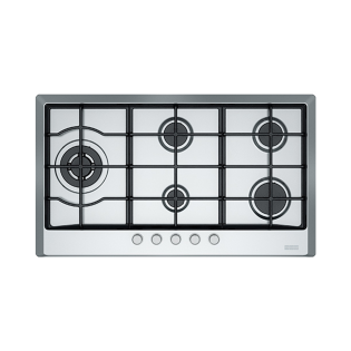 مسطح غاز بلت ان فرانكي 90 سم 5 شعله ستانلس ستيل