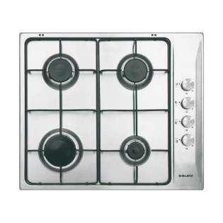 مسطح غاز بلت ان جليم جاز 60 سم 4 شعلة فضى