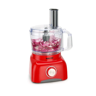 Swiss Pro Food Processor 1.2 L -600 W -13 Pieces Red