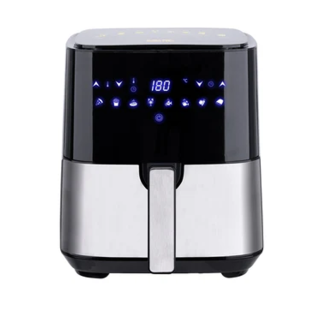 Swiss Pro Digital Air Fryer 5 L - 1450 W Silver x Black
