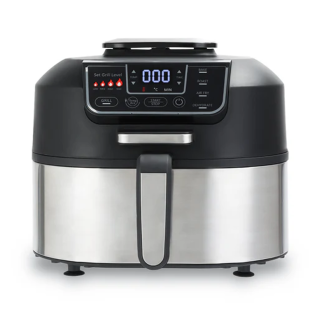 Swiss Pro Air Fryer & Air Grill Silver x Black 6 L - 1760 W Silver x Black
