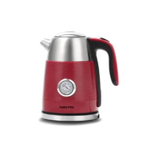 Swiss Pro Retro Kettle 1.7L - 2250W Red