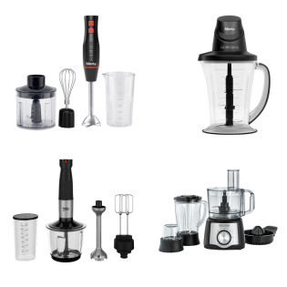 Mienta Hand Blender with Black & Decker Food Processor with Beko Hand Blender with Mienta Chopper