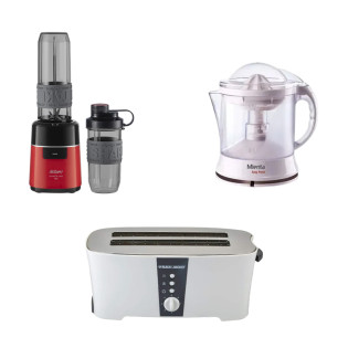 Arzum Personal Blender with Mienta Citrus Press with Black & Decker Toaster