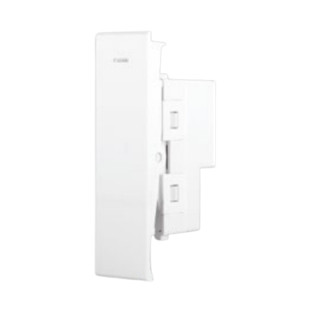 مفتاح كهربائى أحادى بلمبة ساس نوفو 16 أمبير 22 مم ابيض