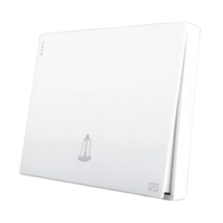 زر جرس روكر ساس نوفو 16 أمبير 120 مم ابيض