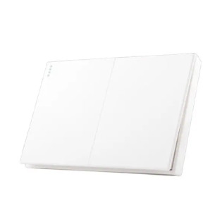 مفتاح أحادى 2 روكر عريض ساس نوفو 16 أمبير 120 مم ابيض