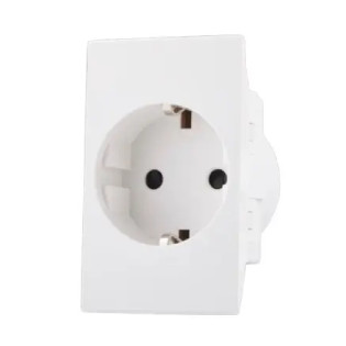 بريزة ألمانى بالحماية ساس نوفو 16 أمبير 44 مم ابيض