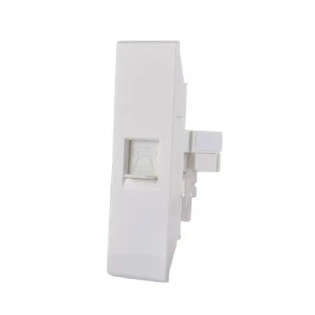 Sas Nuovo Telephone Socket 4P 22 mm White