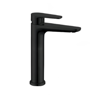 Lutz Shawn High-Neck Basin Mixer Black
