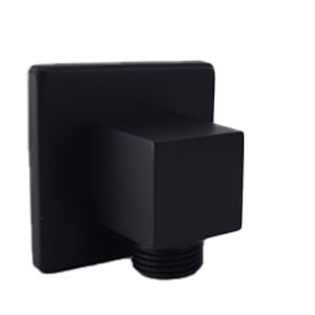 Lutz Square Outlet Elbow Black