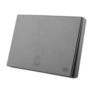 زر جرس روكر ساس نوفو 16 أمبير 120 مم رمادي