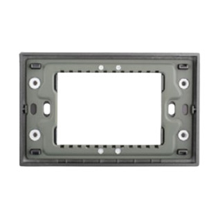 SAS nuovo Support Frame 3 gang Gray