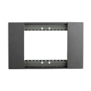 SAS nuovo 3 Gang Wall Frame with 2 Sides Gray