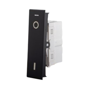SAS nouvo Water heater 2 pole switch  with Lamp 22mm black