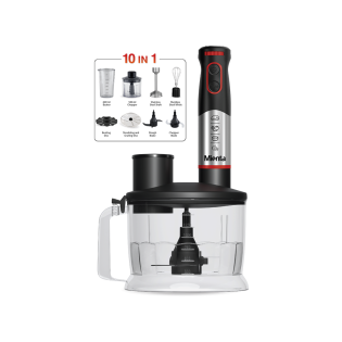 Mienta Essentials Pro 10-in-1 Hand Blender 1500ml 1000W Black 
