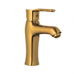 خلاط حوض سارديزاين ترينيتي ذهبي مطفي