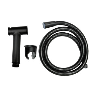 Solex Toilet Sprayer With Hose Black