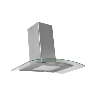 Turboline Built-In Glass Hood With Chimeny 60 Cm Stainless Steel