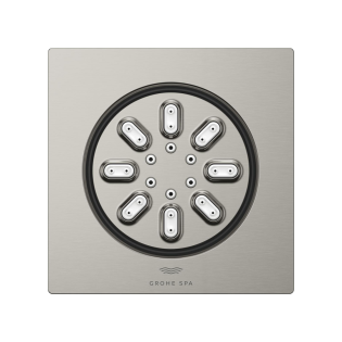 Grohe Rainshowet Aqua Square Jet SuperSteel