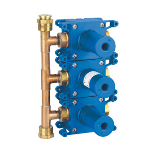 Grohe Rapido C 3-Hole Basin Mixer Concealed Body