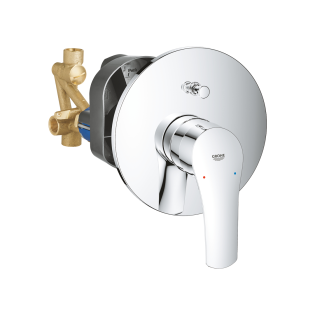 خلاط دفن بمحول بجسم الدفن جروهي يوروسمارت كروم 