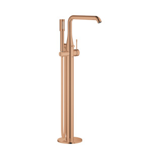 Grohe Essence Floor Mounted Bath Mixer Glossy Rose Gold