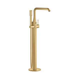 Grohe Essence Floor Mounted Bath Mixer Matt Gold