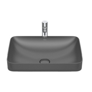 حوض داخل سطح روكا اينسبيرا 37×55 سم رمادي غامق