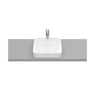 حوض داخل سطح روكا اينسبيرا 37×37 سم أبيض