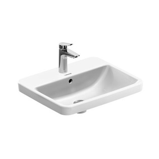 حوض فوق الرخامة ديورافيت نمبر .1 55 سم أبيض